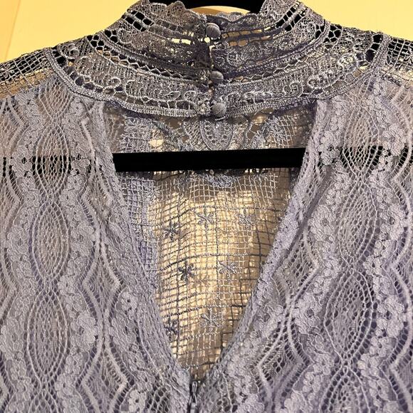 Free People “bittersweet boardwalk blue” dress 2 - Picture 4 of 8